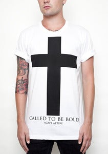 Image of "Called To Be Bold" on White Shirt
