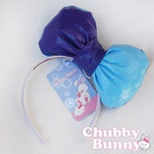 Image of Blue & Purple Two Tone Vinyl Bow