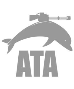 Image of Battlenose Dolphin ▷ Sticker ▷ Gray