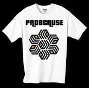Image of ProbCause two-tone logo (White)