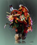 Image of Abstract fancy dancer