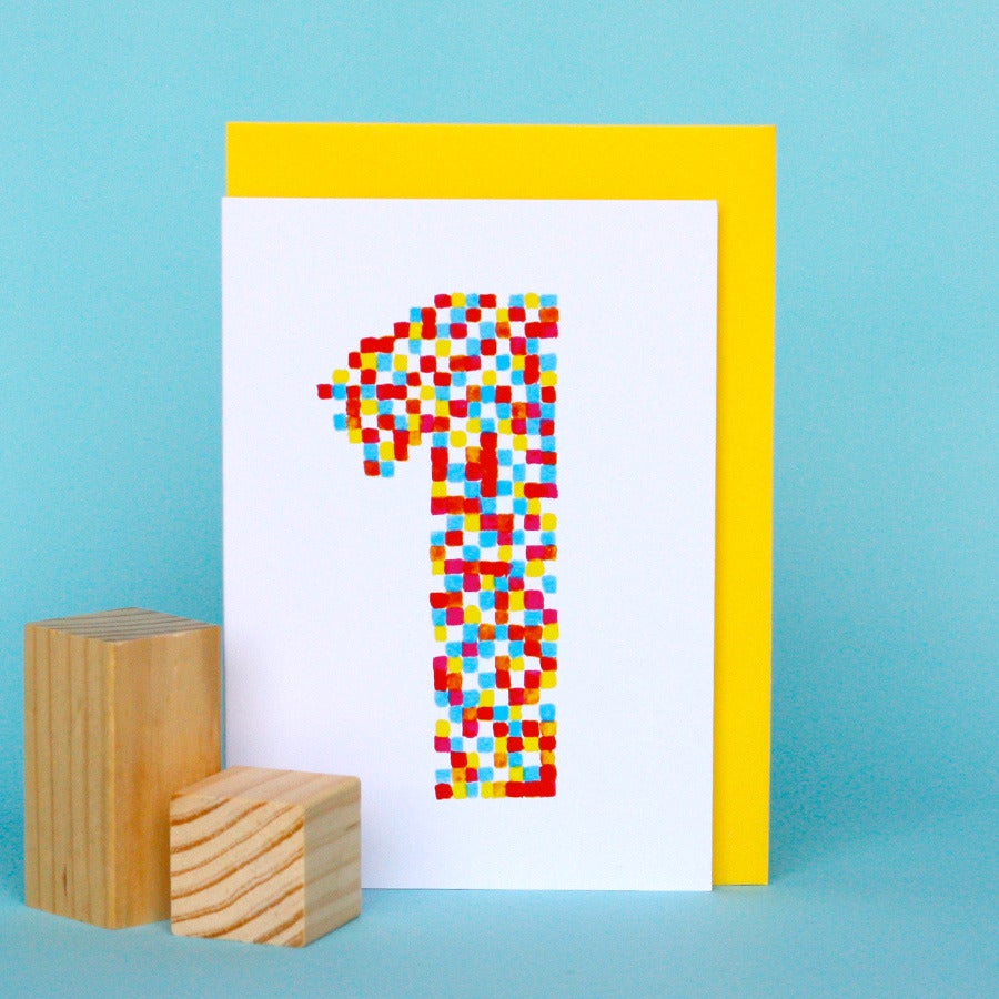 Furthermore — Number 1 Birthday Card