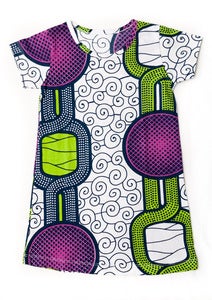 Image of Tili Bwino PENDA pattern t-shirt dress