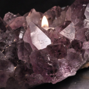 Image of Amethyst Candle Holder