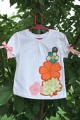 Image of Funky Flower Applique Top 