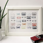 Image of Mixed tapes in color