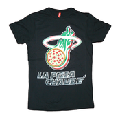Image of T-Shirt La Pizza Chaude (designed by Fake) Black