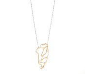 Image of map necklace