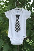 Image of Little Man Tie One-piece - Size 12M