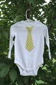 Image of Little Man Tie Top - Size 18M - Multiple tie patterns available