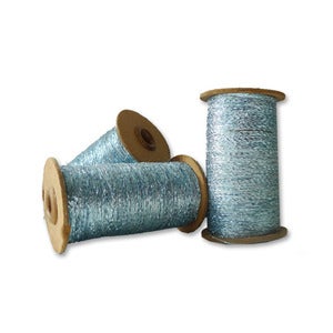 Image of Vintage spools of metallic string