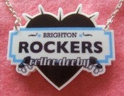 Image of Brighton Rockers Roller Derby Necklace