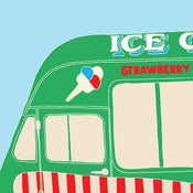 Image of Ice Cream Van (Blue) - SOLD OUT