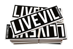 Image of 8.5''x2.5'' Vynil Bumper Sticker.