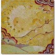 Image of <pre><p style="font-family:verdana;">Mountain Illumination<br/>12" x 12"</p></pre>
