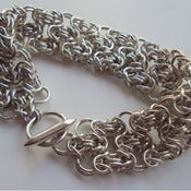 Image of Silver Chain Maille Bracelet