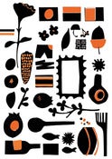 Image of Travellers Risograph Print