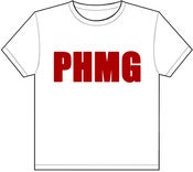 Image of PHMG Mens T-Shirt Wht/Red