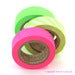 Image of Washi Masking Tape 3er neon grün + pink + Streifen