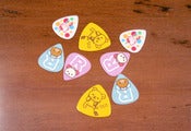 Image of Rilakkuma and Hello Kitty Guitar Picks