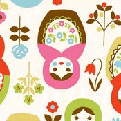 Russian Dolls hand-made cushion
