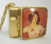 Image of Mucha Fine Lady Musical Locket