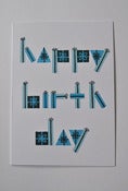 Image of Happy Bday - Blue