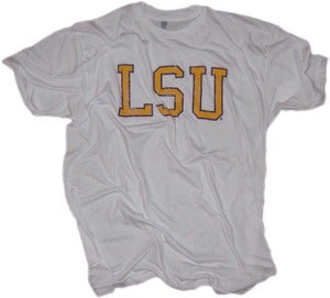 Image of White Vintage Classic LSU