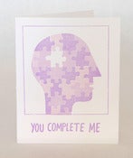 Image of You Complete Me card