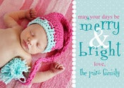 Image of Merry, Bright & Glitzy Holiday Card