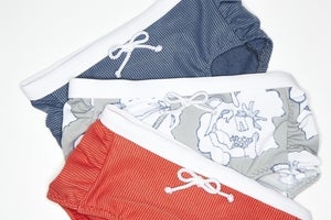 Image of girls 1/2 swimsuit