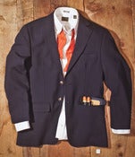 Image of The Gentleman's Blazer - 100% Wool Navy Blazer