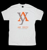 Image of AIR YEEZY "LOUIS V DON" TEE (WHT/ORNG/GRY)