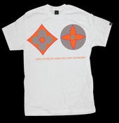 Image of AIR YEEZY "REAL SHIT" TEE (WHT/ORNG/GRY)