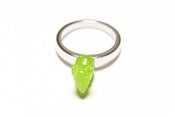 Image of DJANGO RAT RING - LIME (SILVER/GOLD)
