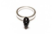 Image of DJANGO RAT RING - BLACK (SILVER/GOLD)