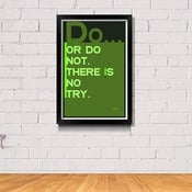 Image of Movie Poster - Star Wars - Yoda - Do Or Do Not There Is No try