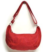 Image of Foxtrot Tweed Hobo Bag - red