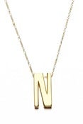 Image of DAL NECKLACE GOLD/GOLD (A-Z)