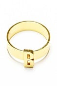 Image of 47 DEGREE BANGLE - GOLD (A-Z)