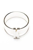 Image of 47 DEGREE BANGLE - SILVER (A-Z)