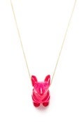 Image of REUBEN NECKLACE - PINK (SILVER/GOLD)