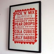 Image of Pick 'n' Mix screenprint - orange