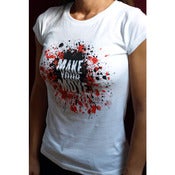 Image of Womens 'Make Your Move' white T-Shirt