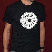 Image of Mens 'NKS logo' black T-Shirt