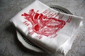 Image of anatomical sweet heart floursack tea towels