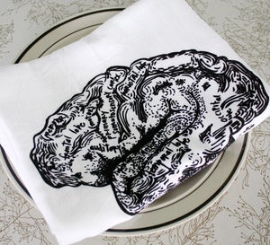 Image of Anatomical Brain - floursack tea towels 