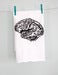 Image of Anatomical Brain - floursack tea towels