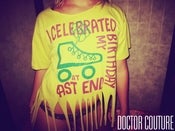 Image of "ROLLER DISCO" FRINGE TOP
