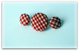 Image of 1 pk fabric tape - mini check - peppermint - FT013